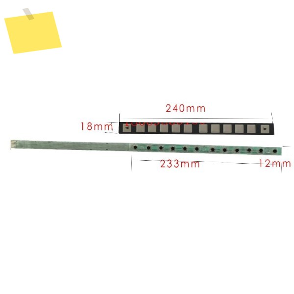A86L-0001-0301 Fanuc 기계 조작반용 CNC HMI 멤브레인 키패드 버튼 OI 스트립 12키 제품 이미지