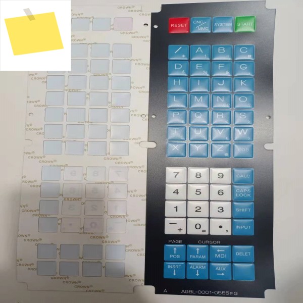 FANUC 시스템 버튼 패널 판넬 판네루 필름 A98L-0001-0555용 # G 제품 이미지