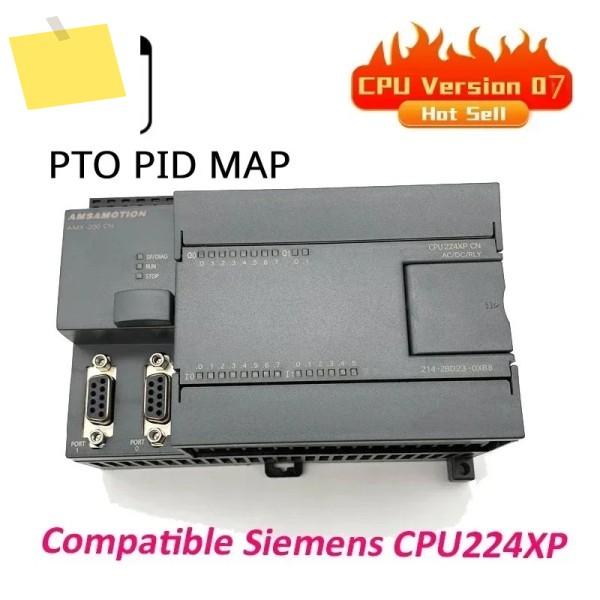 AMSAMOTION CPU224XP 프로그래머블 로직 컨트롤러 220V 호환 PLC 지원 PTO MAP PID 제품 이미지