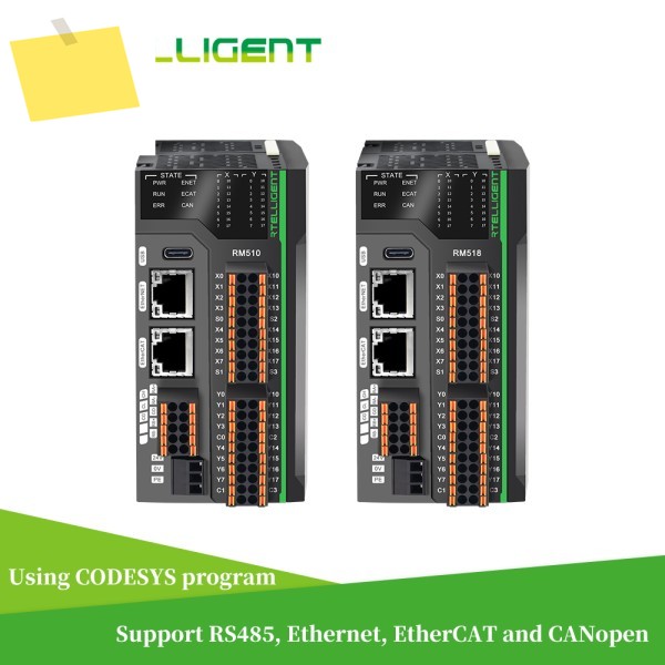 Rtelligent RM 시리즈 RM510-1616T CODESYS PLC 16DI 바이폴라 NPN – EtherCATEthernetCANopenRS485 산업용 컨트롤러 제품 이미지