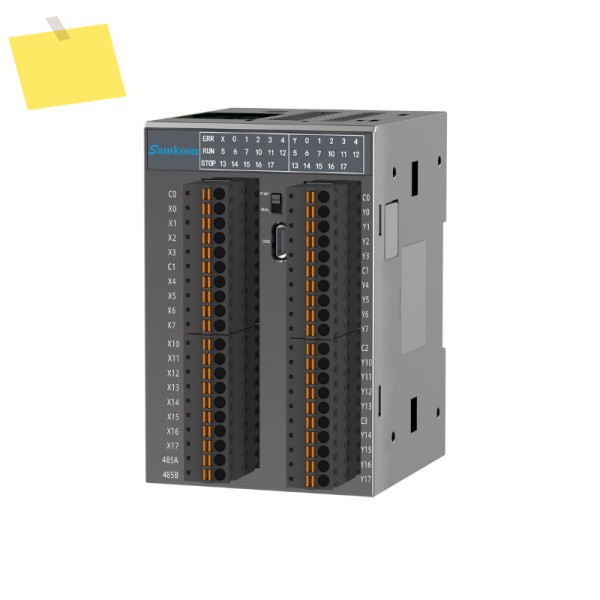 Samkoon 프로그래밍 가능 논리 컨트롤러 16DI 트랜지스터 출력 2 RS485 포트 DC24V 4 펄스 PLC 제품 이미지