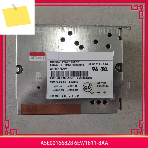 A5E00166828 6EW1811-8AA 지멘스 IPC 전원 공급 장치용 원본, 완벽한 테스트 완료 제품 이미지