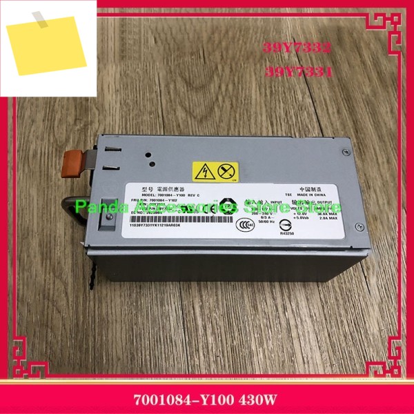 7001084-Y100 430W 39Y7332 IBM X3200M2 서버 전원 공급 장치용 원본 고품질 완전 테스트됨 제품 이미지
