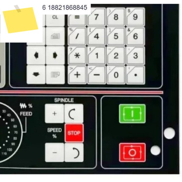 시스템용 키패드 멤브레인 CNC 8025T T 보호 필름 제품 이미지