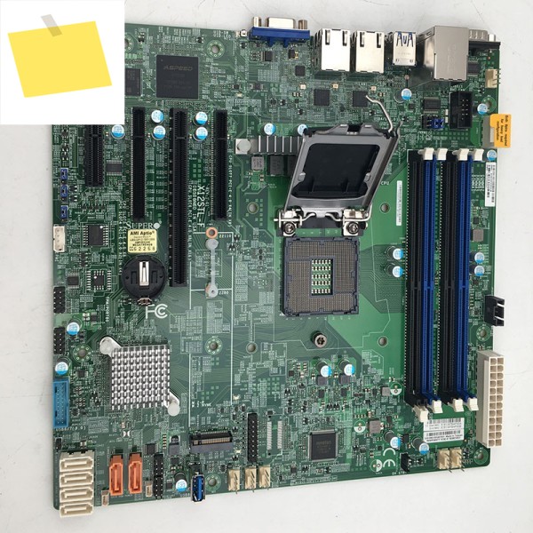 X12STL-F 단방향 서버 마더보드 LGA1200 C252 PCIE 4.0 M-ATX 완벽한 테스트 좋은 품질 제품 이미지