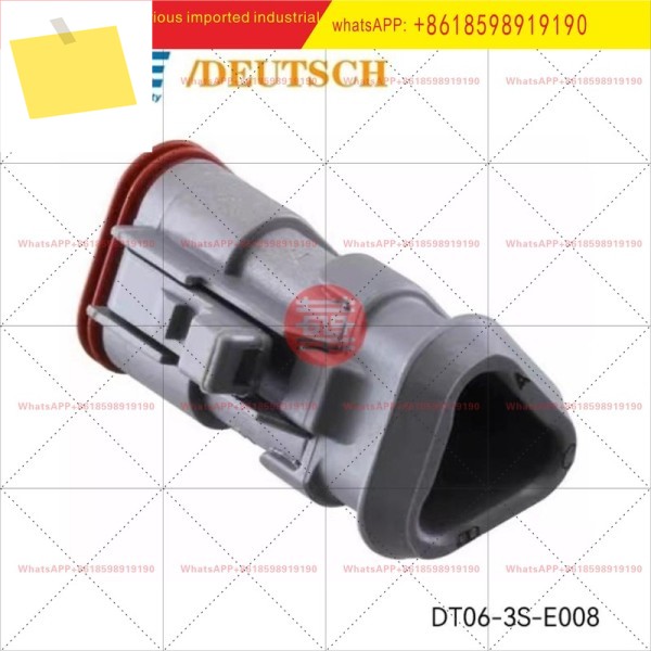 10CS DT06-3S-E008 쉘, 데치, 및 , 플라스틱 커넥터, 플러그 3홀, . 제품 이미지