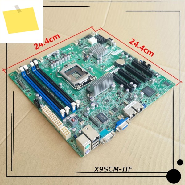 슈퍼마이크로 서버 마더보드 LGA1155 C204 E3 I3 완벽한 테스트 완료 후 출하 X9SCM-IIF 제품 이미지