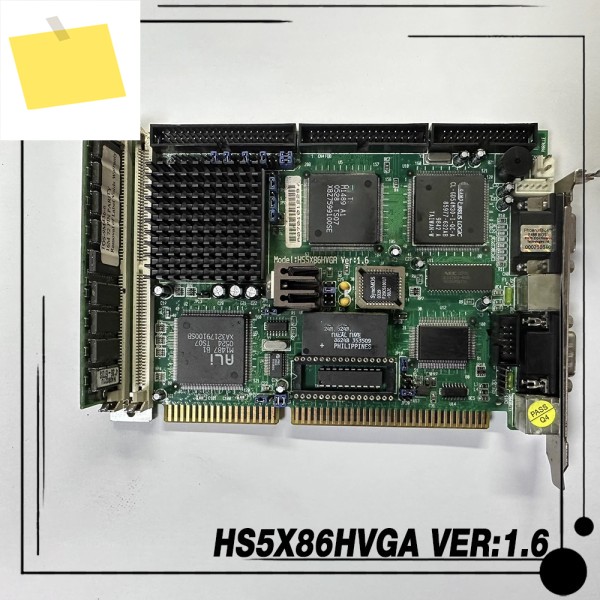 IEI 486 하프 길이 CPU 마더보드용 HS5X86HVGA VER:1.6 제품 이미지