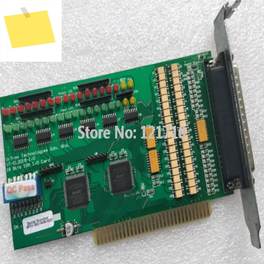 산업용 장비 보드 ViTrox VT-EL3018-IO 18비트 ISA IO 카드 제품 이미지