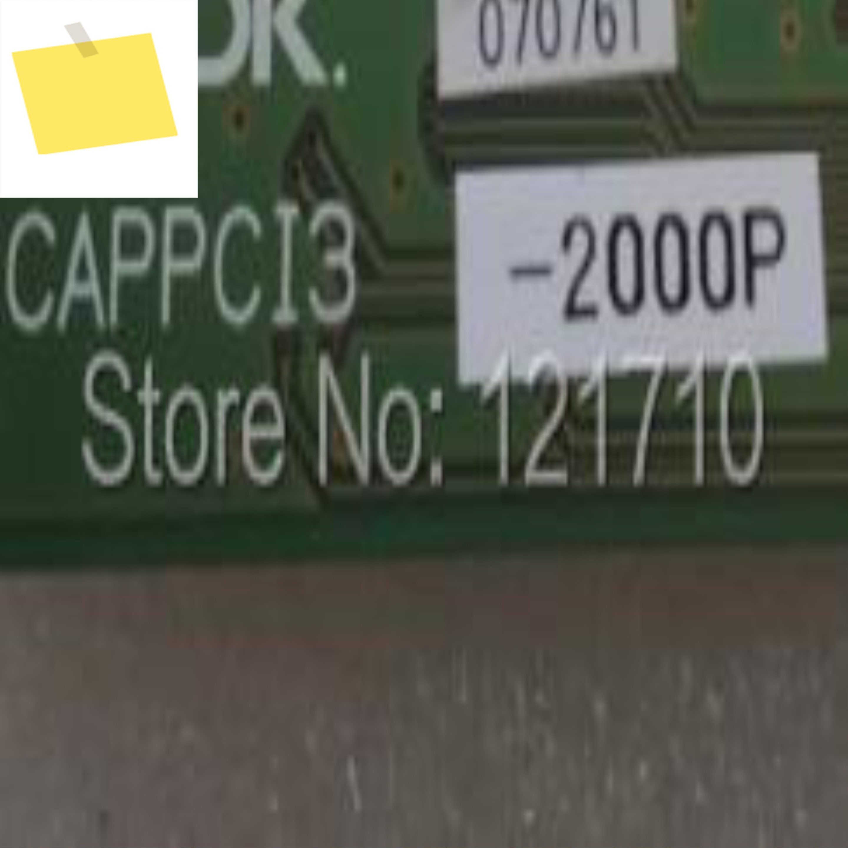 산업용 장비 보드 tdk CAPPCI3 2000P V1.1 A01 제품 이미지