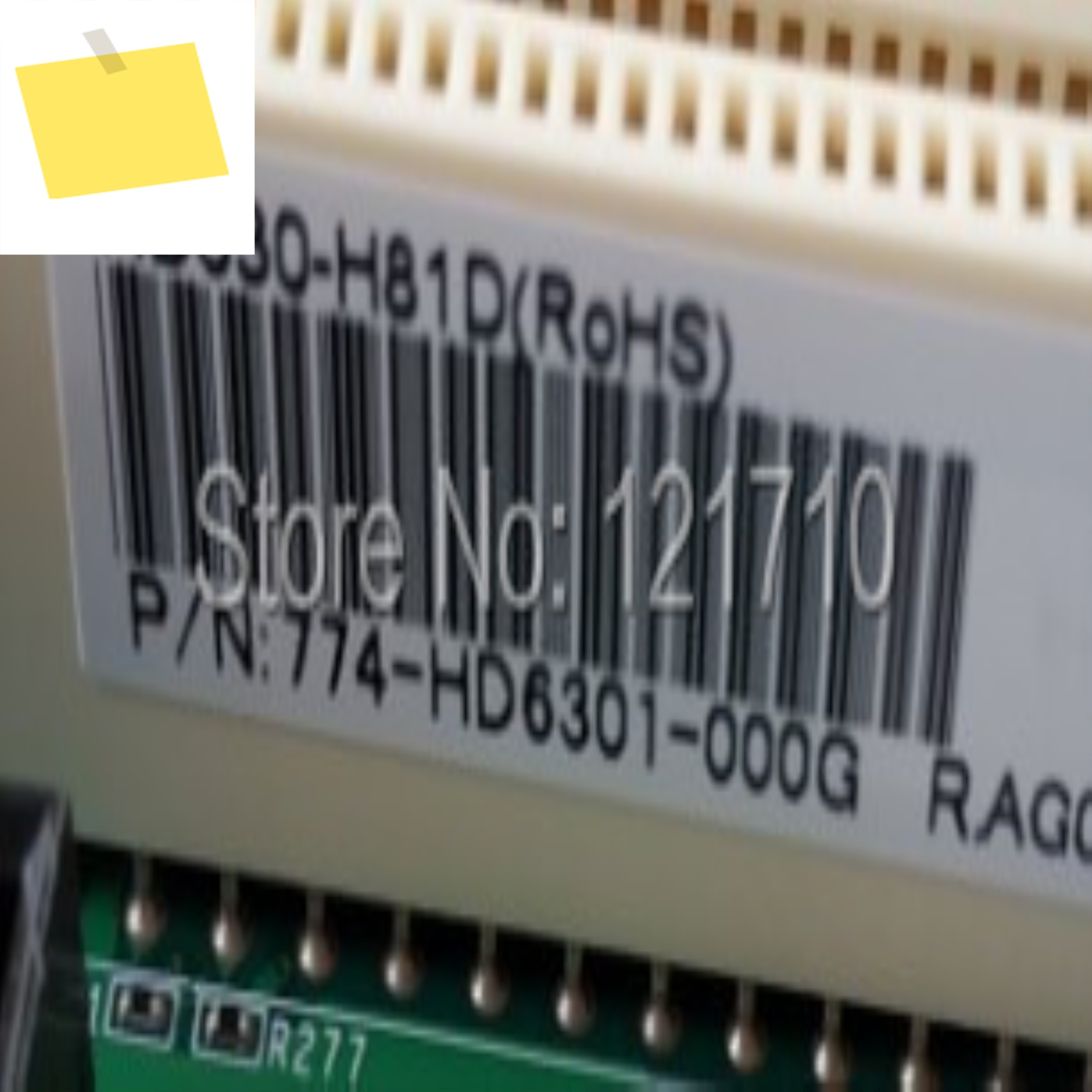 산업용 보드 HD630-H81D 774-HD6301-000G R.AG0 제품 이미지