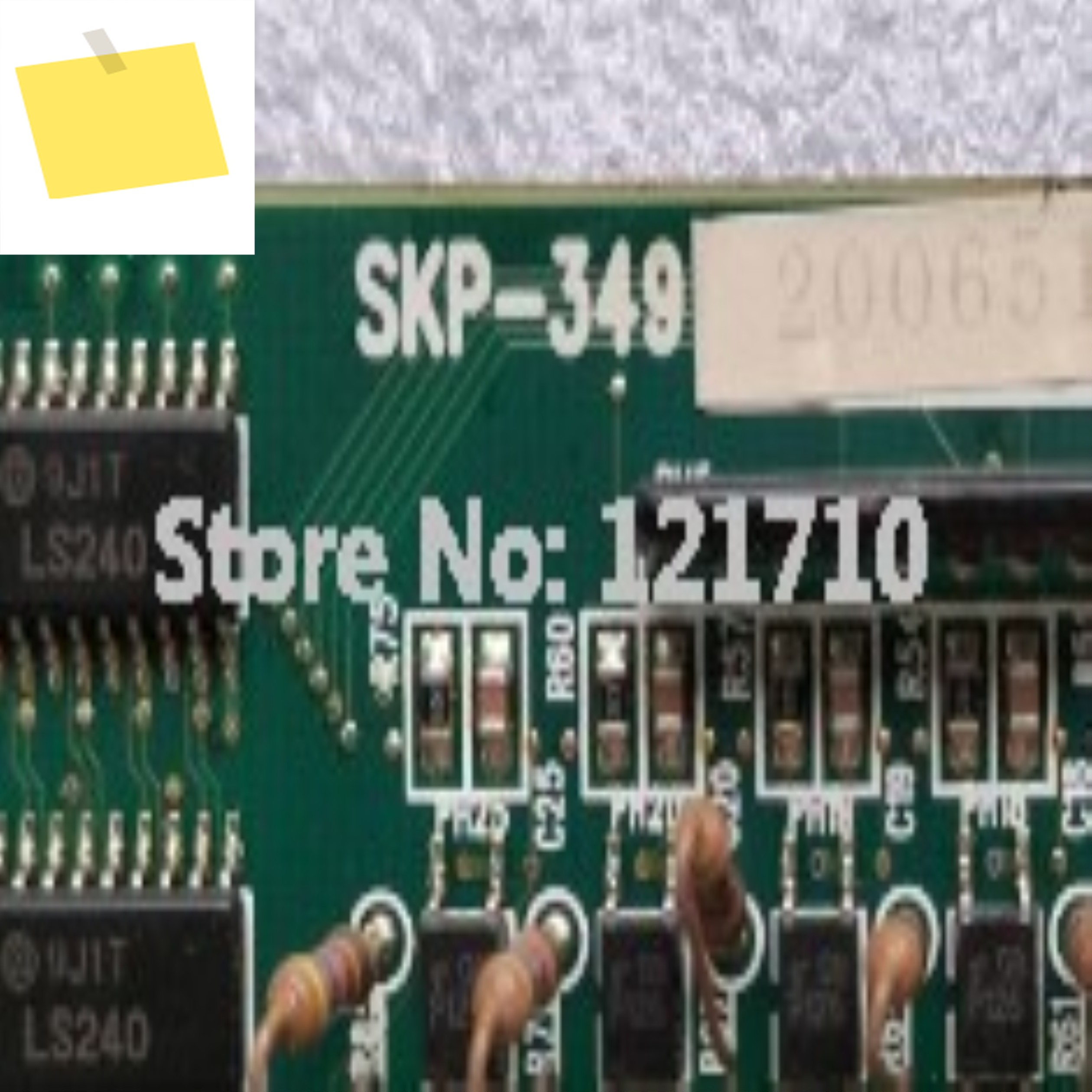 산업용 장비 보드 SEI-KO DIO64 BOARD ISA SKP-349 S 380085 A 제품 이미지