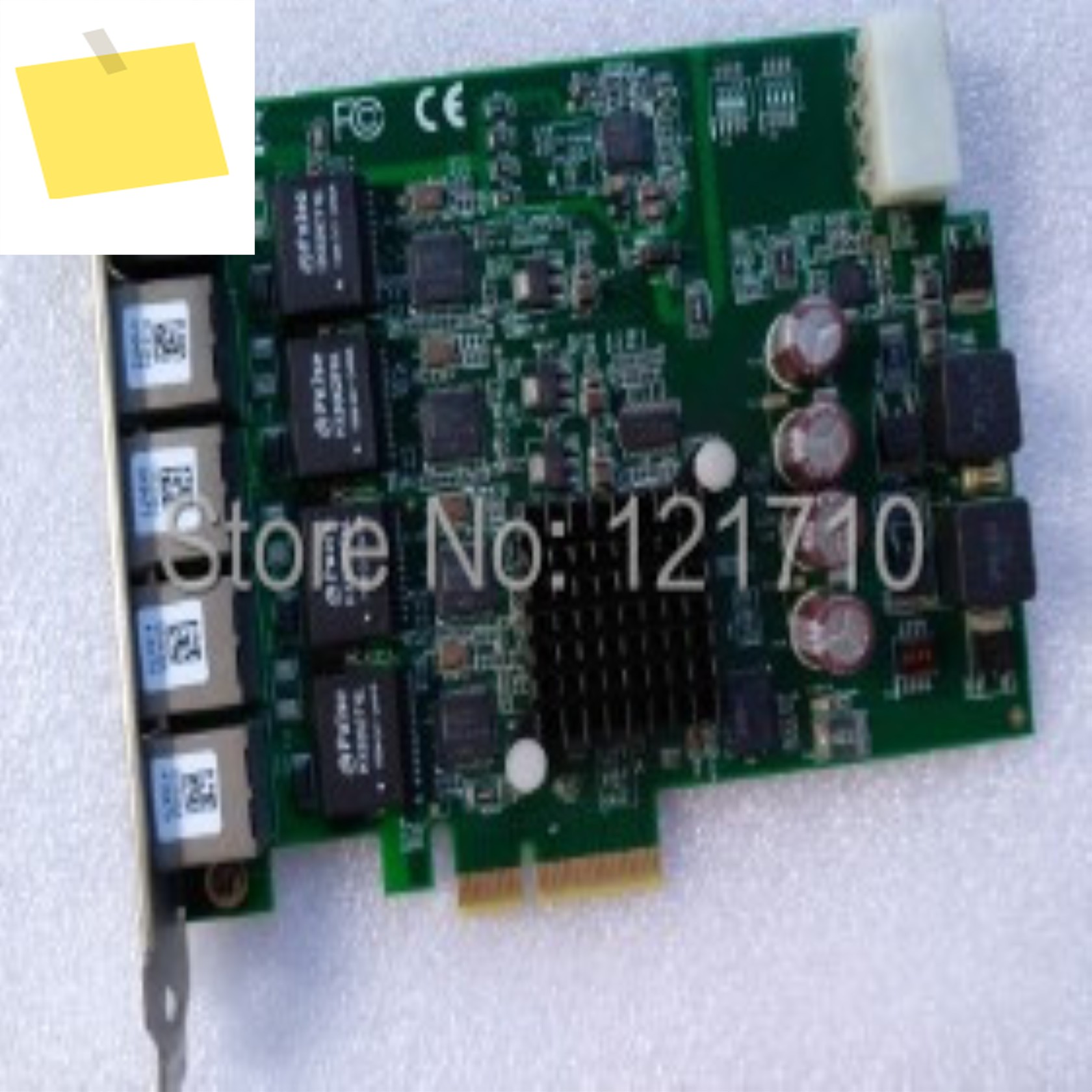산업용 보드 PCIe-GIE64+ 51-18519-0A40 GigE Vision 4채널 PCI Express PoEPower over Ethernet 프레임 그래버 제품 이미지