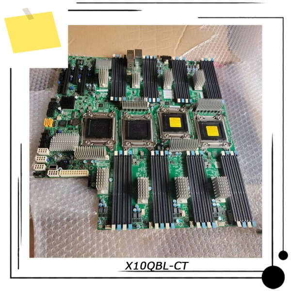 Supermicro 4방향 서버 마더보드용 X10QBL-CT는 E7V3 V4 2011 듀얼 10기가비트 네트워크 카드를 지원합니다. 100% 테스트된 고속 제품 이미지