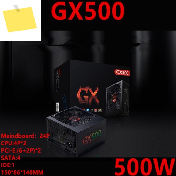 Huntkey INTEL AMD Dorsal line Broad 1080GPU 500W 전원 공급 장치 HK600-15FP 용 새 원본 PSU 제품 이미지