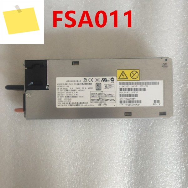 IBM X3550 M4 전원 공급 장치 FSA011 94Y8109 43X3311 용 새 원본 PSU 제품 이미지