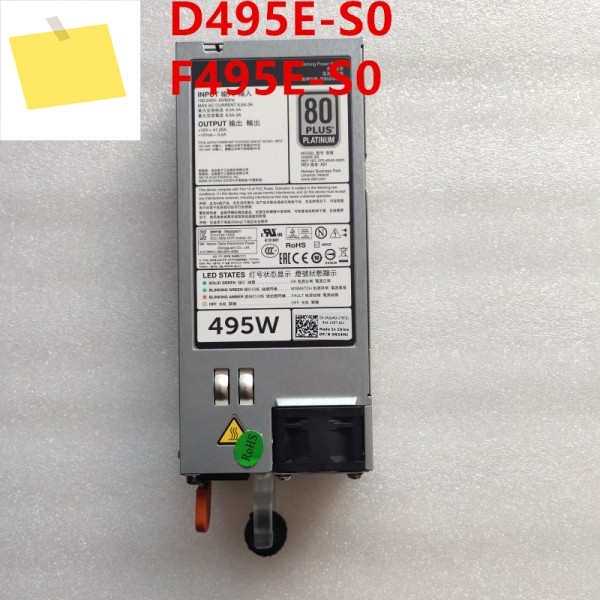 신품 PSU R720 495W 전원 공급 장치 D495E-S0 DPS-495AB A 0N24MJ 03GHW3 033MD5 제품 이미지