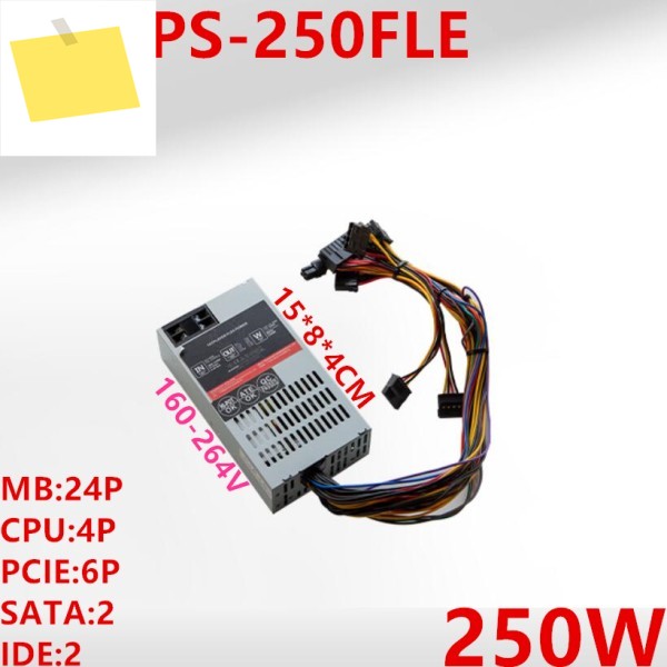 1stplayer ITX FLEX NAS 소형 1U 용 PSU, 정격 250W 피크 400W 전원 공급 장치 PS-250FLE, A4 K39 S3 D01 GTX1050, 새제품 제품 이미지