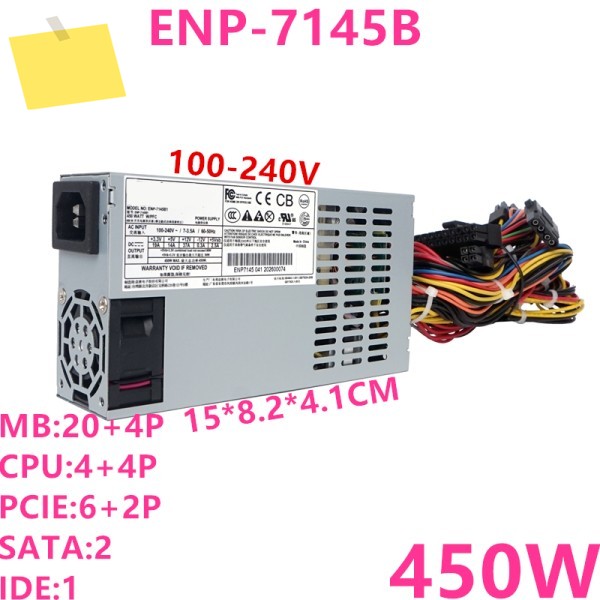 Enhance 80plus Gold FLEX 소형 PSU 전원 공급 장치, ENP-7145B ENP 1U PCIE6 + 2P K35 K29 새제품 제품 이미지