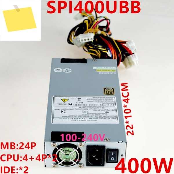 FSP 80 플러스 브론즈 표준 전원 공급 장치, SPI400UBB 용 PSU, 1U 400W, 새제품 제품 이미지