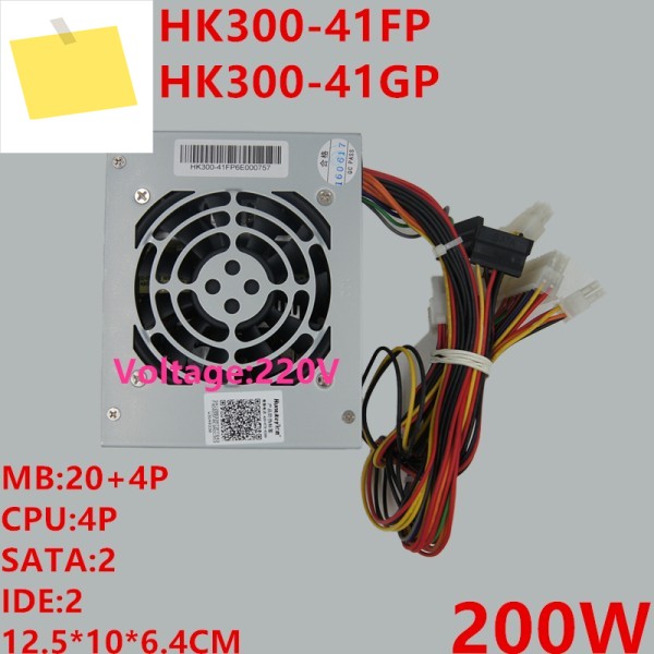 Huntkey SFX Micro HTPC 200W 전원 공급 장치 HK300-41FP MATX-2005 XYQ-385 GK300S 용 새 원본 PSU 제품 이미지