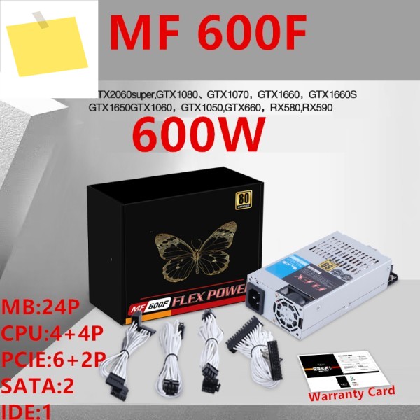디안지파 80플러스 골드 AIO ITX 플렉스 POS NAS 소형 1U K39 K17 A4 S3 G5 정격 600W 파워 서플라이 MF ENP-7660B용 새 제품 이미지