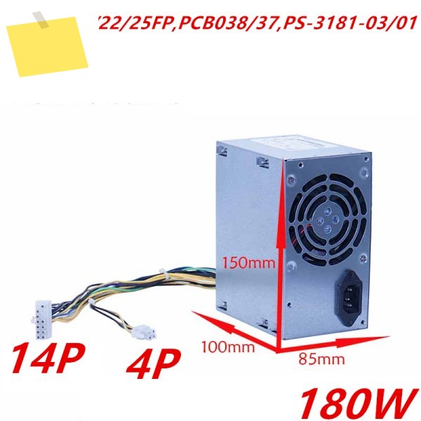 신품 PSU M6300 75 5050 4900 TS140 14핀 180W 전원 공급 장치 HK280-22FP PCB038 PS-3181-03 제품 이미지