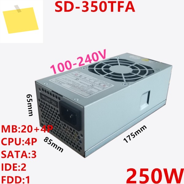 R-Senda MICRO TFX용 PSU, 전원 공급 장치 SD-350TFA, 250W, 새제품 제품 이미지