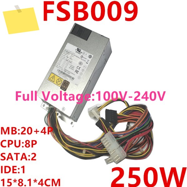 AcBel FLEX 소형 1U 250W 전원 공급 장치 FSB009 FLXA5201A용 새 PSU 제품 이미지