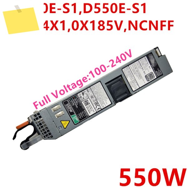 신품 PSU R430 DS1500 550W 전원 공급 장치 L550E-S1 0034X1 0X185V NCNFF 06V43G 제품 이미지