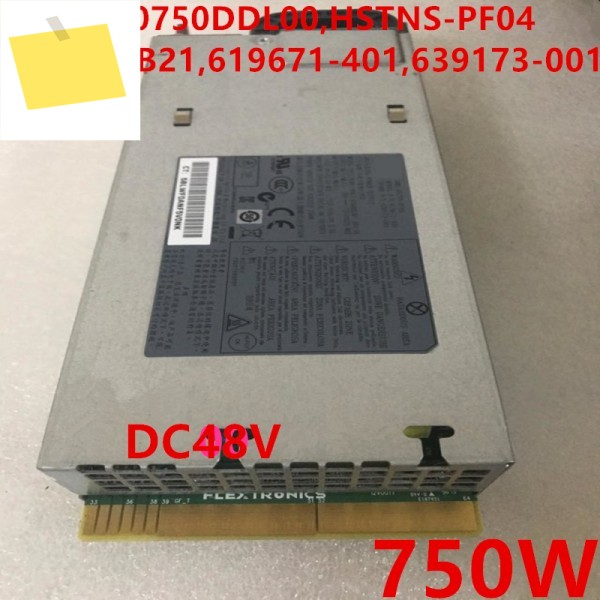 신품 PSU DL380 G8 DC 48V 750W 전원 공급 장치 HSTNS-PF04 636673-B21 619671-401 HPM-S-0750DDL00 제품 이미지