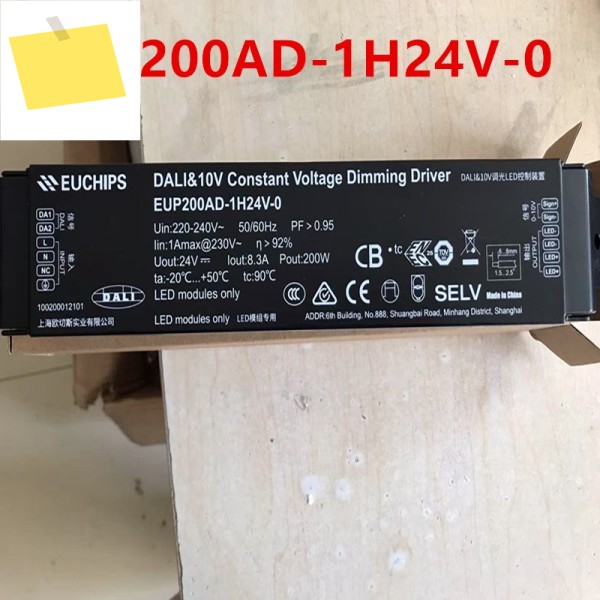 EUCHIPS 24V8.3A 200W EUP200AD-1H24V-0 48V4.16A 용 새 원본 전원 공급 장치 제품 이미지