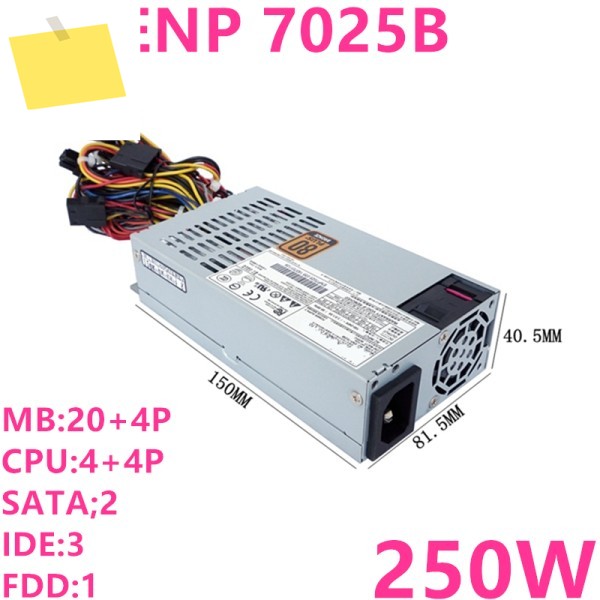 Enhance Compuware FLEX 소형 1U K39 250W 전원 공급 장치 ENP-7025B ENP CPS-2511-1A9용 새 원본 PSU 제품 이미지