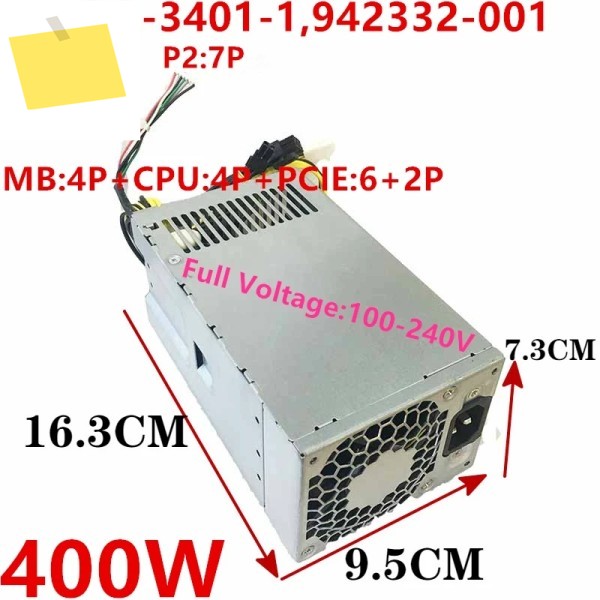 신품 PSU 600 G3 G4 G5 4핀 전원 공급 장치 PA-3401-1HA D19-180P1A PCG007 제품 이미지