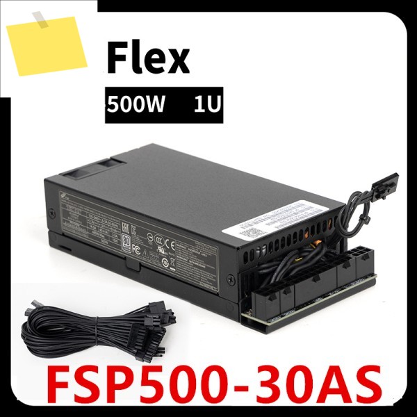FSP 80Plus 플래티넘 FLXE-ATX 소형 1U NUC9 500W 전원 공급 장치 FSP500-30AS용 새 PSU 제품 이미지