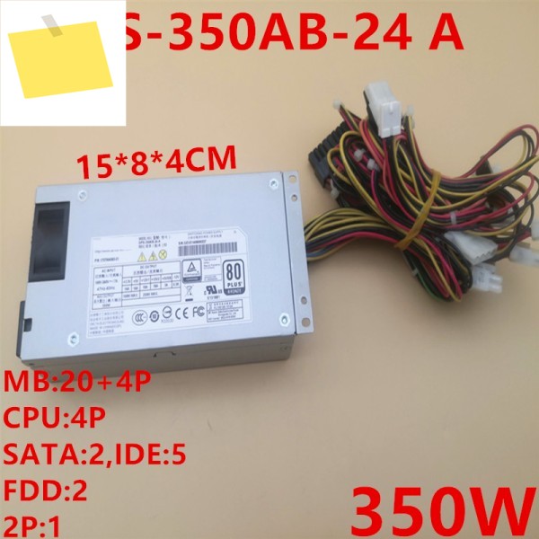 Advantech Flex Pos용 PSU, 소형 1U 350W 전원 공급 장치, DPS-350AB-24 A FSP300-50AVPF, 새제품 제품 이미지