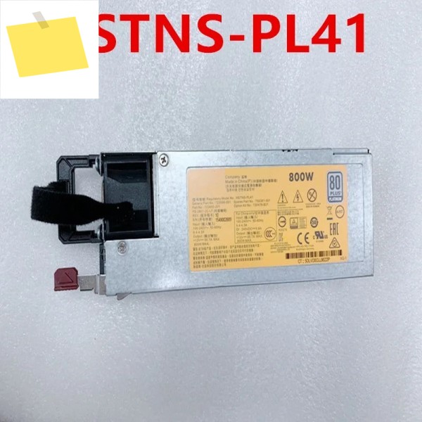 신품 PSU 380G9 GEN9 800W 전원 공급 장치 HSTNS-PL41 720479-B21 754381-001 제품 이미지