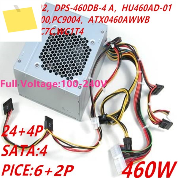 DELL 7100 460W 전원 공급 장치 D460AM-02 WC1T4 DM1RW PC9004 ATX0460AWWB 용 새 원본 PSU 제품 이미지
