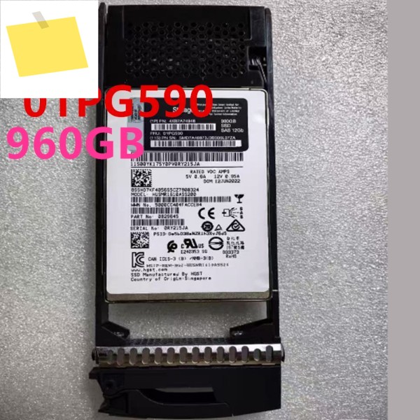 DE2000H 960GB SAS 2.5인치 01PG590 4XB7A74948용 새 솔리드 스테이트 드라이브 제품 이미지