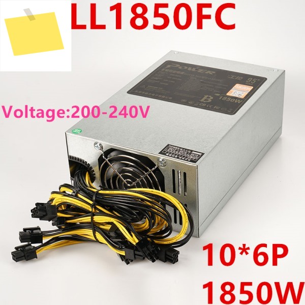 체인포스 싱글 캐논용 채굴 PSU, 전원 공급 장치, LL1500FC, 12V, 10x6P, 새제품 제품 이미지