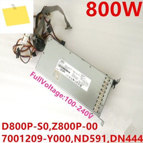 거의 새것과 같은 미사용 PSU 파워엣지 1900 800W 전원 공급 장치 D800P-S0 7001209-Y000 0ND591 ND444 DPS-800JB A 제품 이미지