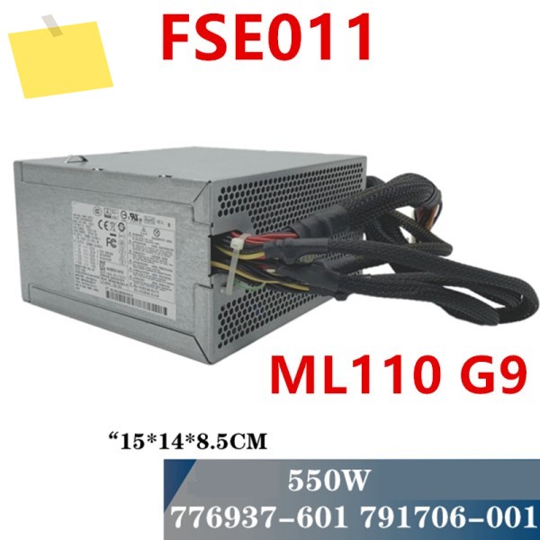 신품 PSU ML110G9 550W 전원 공급 장치 FSE011 791706-001 S14-350P1A 제품 이미지
