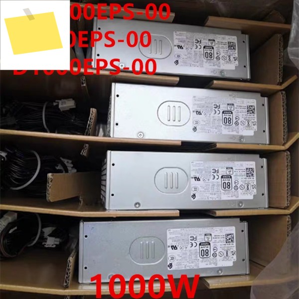 1개 새제품 PSU Aurora R16 1000W 전원 공급 장치 AC1000EPS-00 43YPM R61D8 제품 이미지