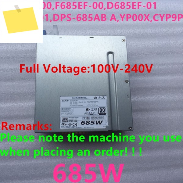 Dell T5610 685W D685EF-00 DPS-685AB A 용 새 전원 공급 장치 제품 이미지