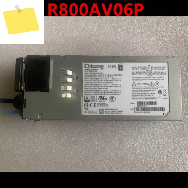 CHICONY 800W 전원 공급 장치 R800AV06P용 거의 새 원본 PSU가 제품처럼 작동함 제품 이미지