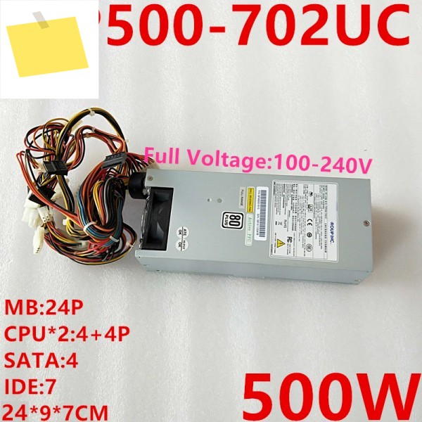 FSP 2U 500W 전원 공급 장치 FSP500-702UC 새 PSU 제품 이미지