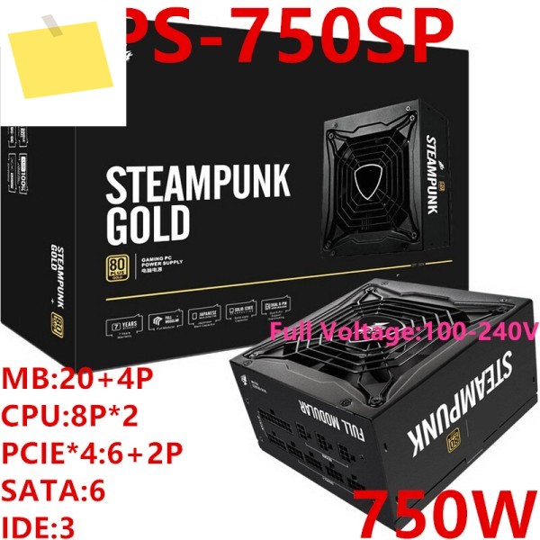 1Stplayer Steampunk RTX2080 750W 전원 공급 장치 PS-750SP DK13.0 PS-1300DK용 새 원본 PSU 제품 이미지