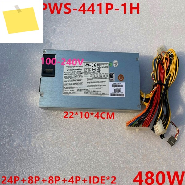 슈퍼마이크로 80플러스 플래티넘 813M-4 6018R-MT 1U 480W 전원 공급 장치 PWS-441P-1H용 새 PSU 제품 이미지