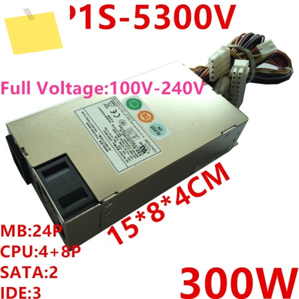 Emacs 소형 1U 300W 전원 공급 장치 P1S-5300V 용 새 원본 PSU 제품 이미지