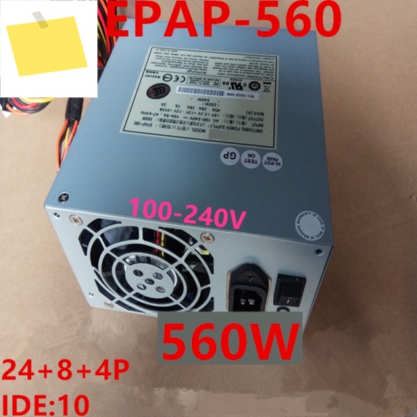 Etasis용 PSU, 560W 전원 공급 장치, EPAP-560 HP2-6460P, 새제품 제품 이미지